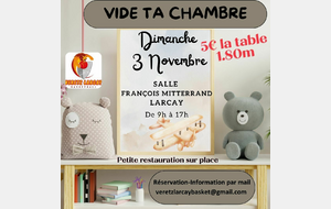 Vide ta chambre -  3 novembre 2024